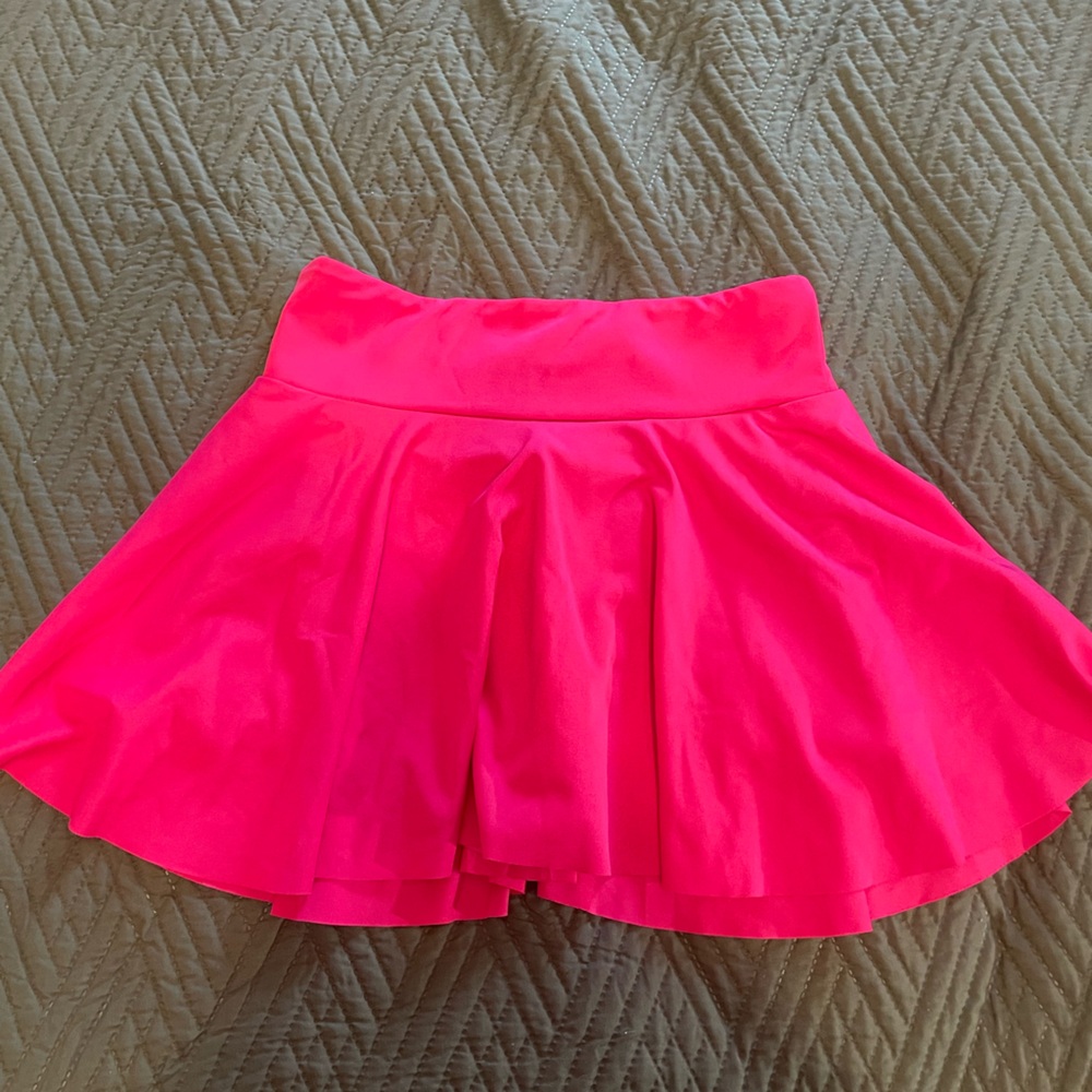 Pink flowy skort size x-small, Shein